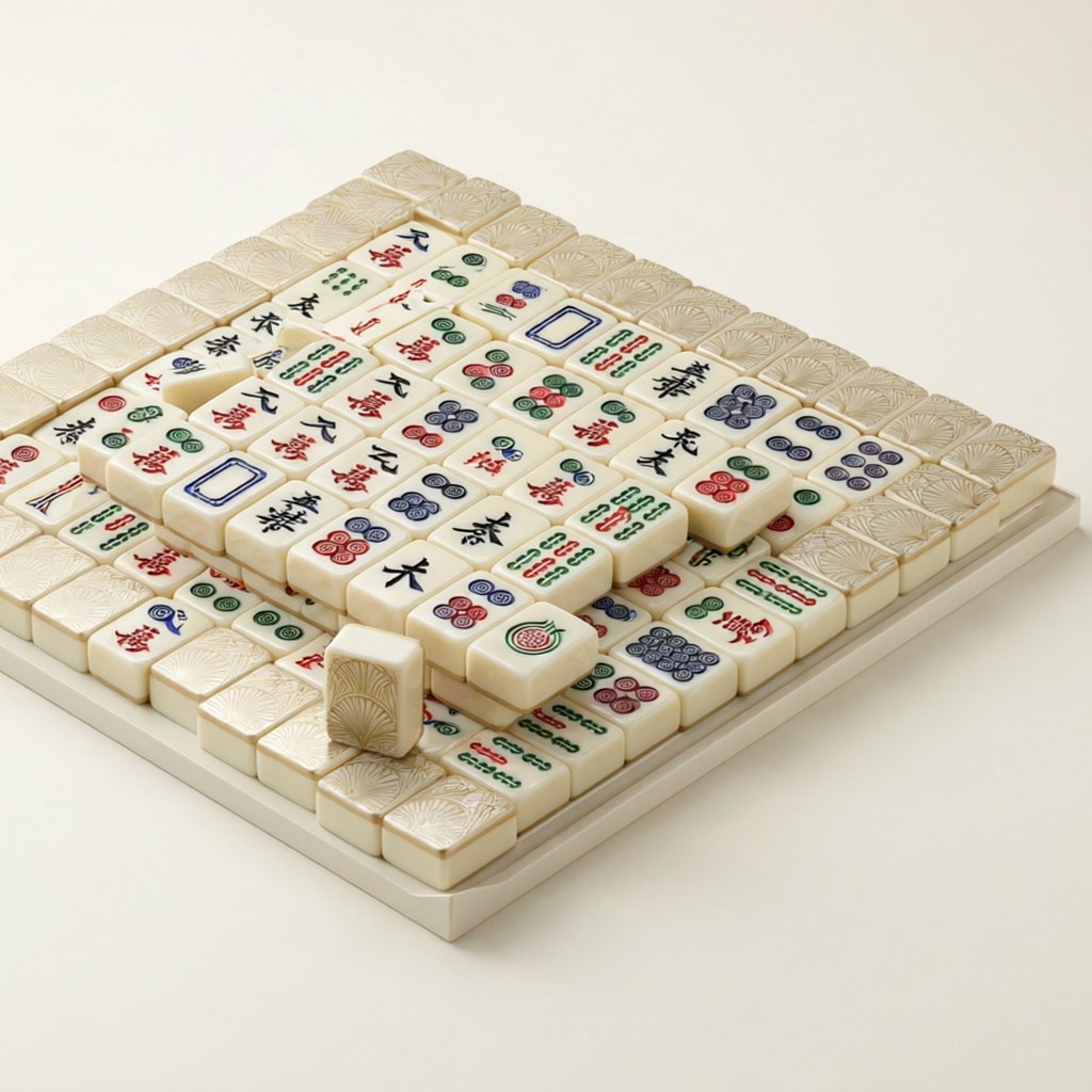 Heritage 166 Ivory Deco American Mahjong set